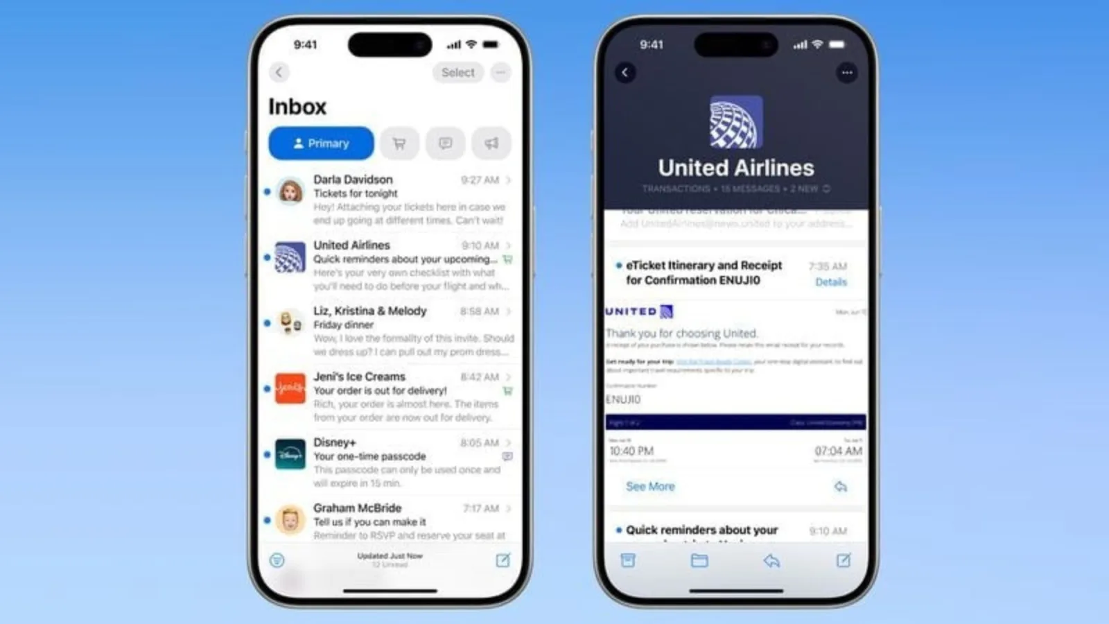 چگونه دسته‌بندی‌های Apple Mail را غیرفعال کنیم