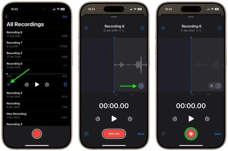 اپلیکیشن Voice Memos 