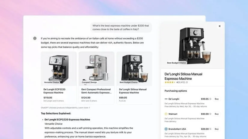 مشابه Google Shopping، اما با یک تفاوت مهم