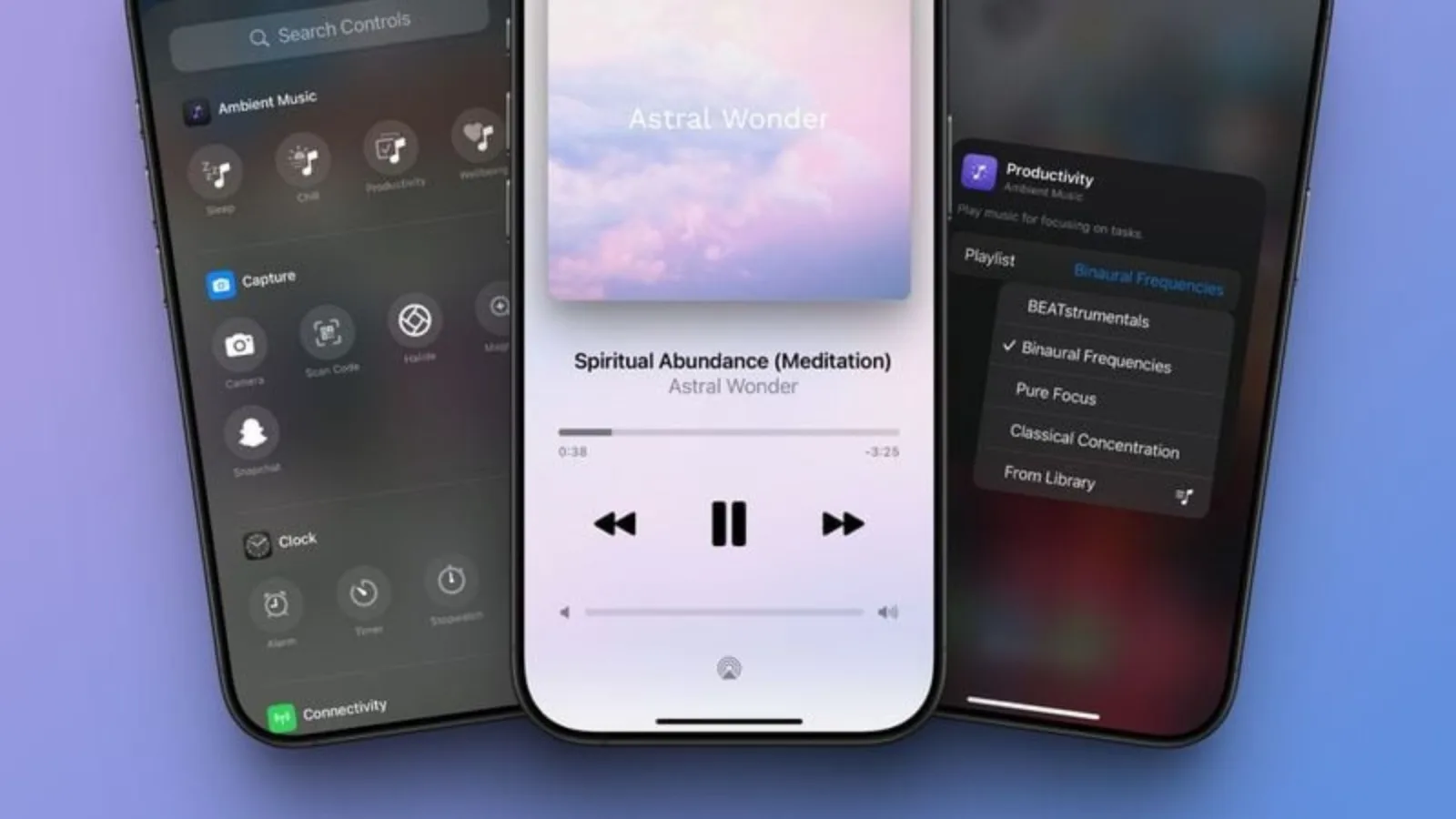 iOS 18.4: دسترسی به پلی‌لیست‌های مخفی موسیقی محیطی (Ambient)