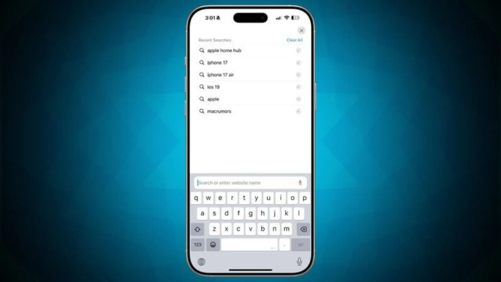 iOS 18.4: جلوگیری از نمایش جستجوهای اخیر در تب‌های جدید سافاری
