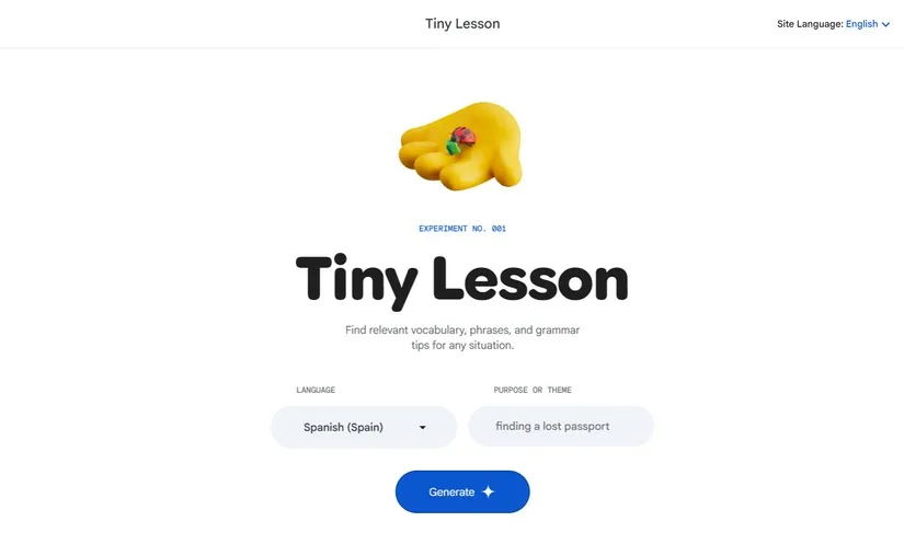 Tiny Lesson