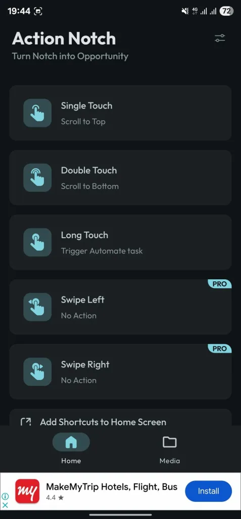Action Notch